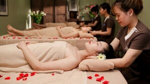 Sale per trattamenti di coppia, massaggi con le pietre calde