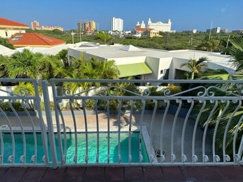 Close View of High Rises From Balcony