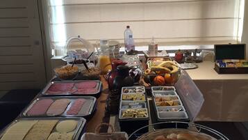 Daily buffet breakfast (EUR 15 per person)
