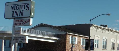 Overnatningsstedets facade