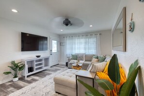 Smart TV, chimenea