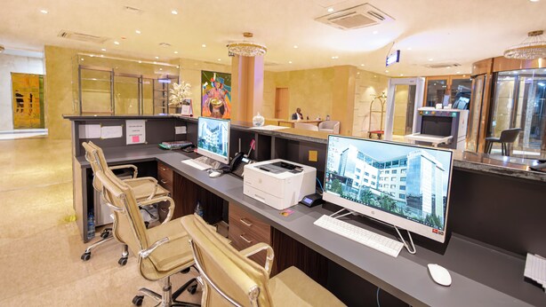 Check-in/check-out kiosk - The Pearl Jabi Lake (Abuja)