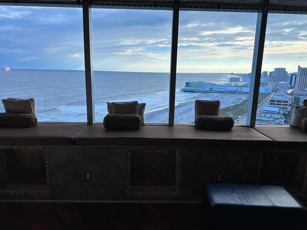 Interior - Atlantic City’s spectacular beachfront direct ocean view from the 27th floor. (Atlantic City)