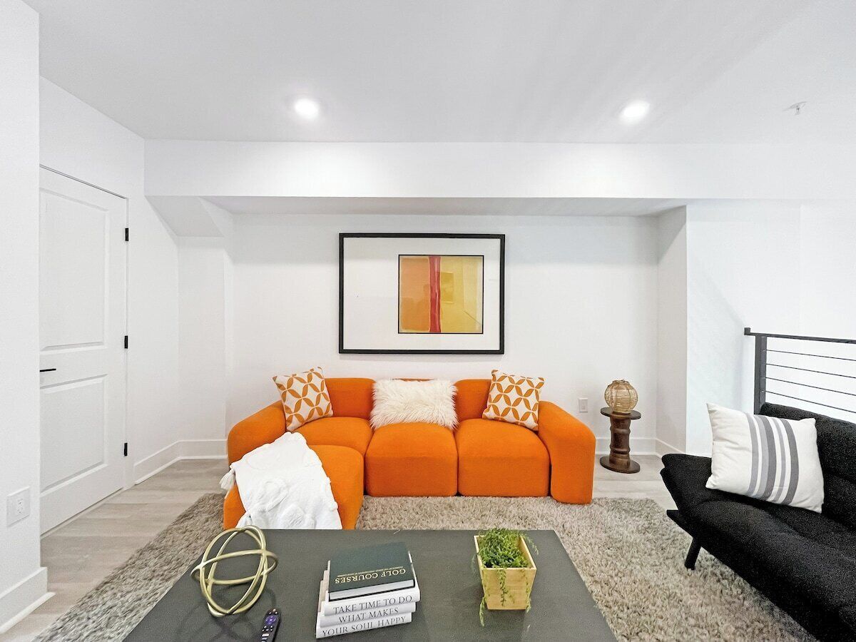 Spacious loft with a private rooftop deck.