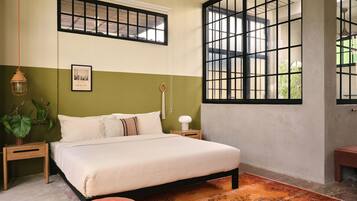 1 habitación, ropa de cama hipoalergénica y decoración personalizada