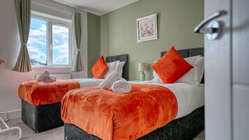 4 bedrooms, iron/ironing board, travel cot, free WiFi