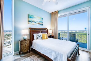 3 bedrooms, iron/ironing board, WiFi, bed sheets - Oceanfront, Resort Amenities | Palacio 1806 | My Beach Getaways (Pensacola)