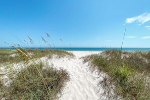 On the beach
