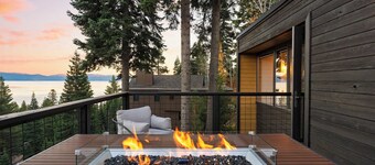 Lake View, Firepit, Game Room Remodeled Lake Tahoe Luxury Cabin by Avantstay
