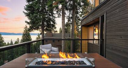 Lake View, Firepit, Game Room Remodeled Lake Tahoe Luxury Cabin by Avantstay