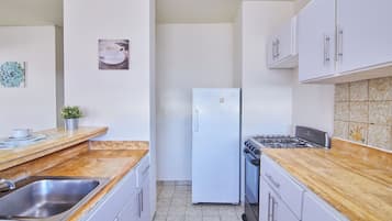 Loft, 1 Bedroom, Balcony, City View | Private kitchen