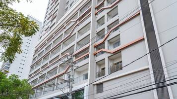 Voorkant van accommodatie