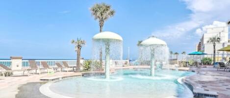 Indoor pool, outdoor pool