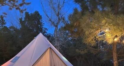 Glamping yurt/tent, Fire Pit+Grill+Hammock+more, Great Sand Dunes