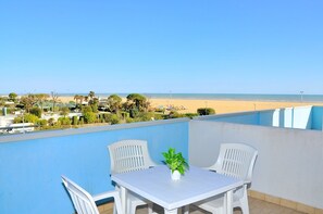 Apartment, 1 Bedroom, Balcony, Ocean View | Balcony - Sea View Flat With Balcony and Pool (San Michele al Tagliamento)