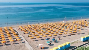 Appartement, 2 chambres, balcon, vue jardin | Plage