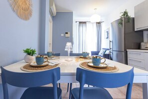 Apartment, 3 Bedrooms, Terrace | Dining room - Comfortable Flat in a Residence With Swimming Pool (San Michele al Tagliamento)