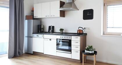 Ferienwohnung 'Burgblick' mit privater Terrasse, privatem Garten und WLAN