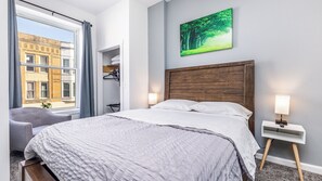 2 slaapkamers, een strijkplank/strijkijzer, wifi, beddengoed