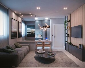 Desk, laptop workspace, free WiFi, bed sheets - I Am Design Hotel Itapema by Hotelaria Brasil (Itapema)