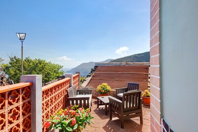 Holiday Home "Casa Mirador El Topo" with Sea View, Private Terraces & Wi-Fi