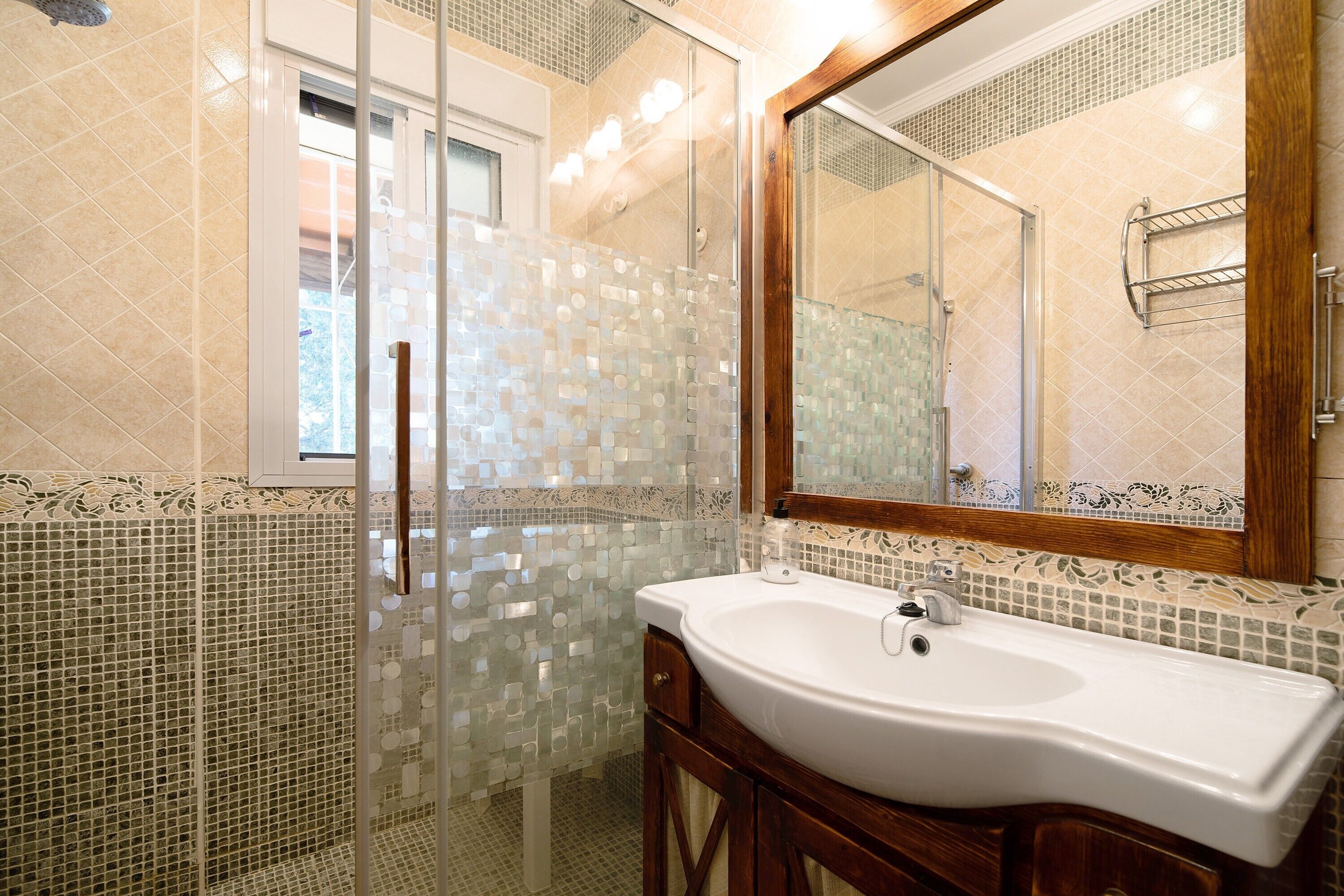 Bañera, toallas