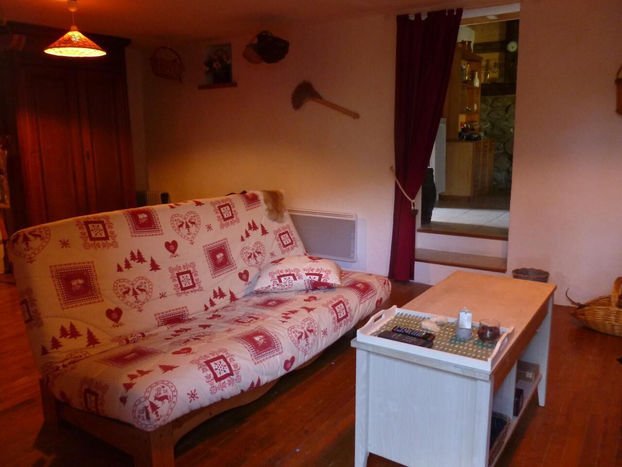 电视、壁炉、立体声音响