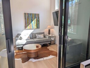 TV, offices - Modern 2BR Cabin near Highlands · Secluded Wooded Setting (Highlands)