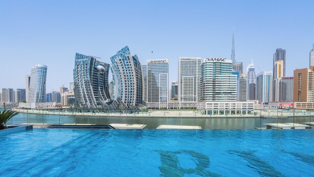 Pool - Jaw-Dropping Canal Views From This Stylish Condo (Dubai)