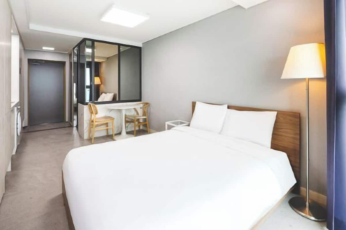 1 sovrum, Select Comfort-madrasser och individuell inredning