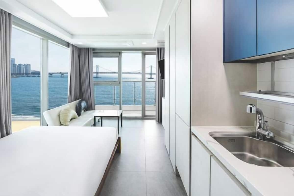 1 sovrum, Select Comfort-madrasser och individuell inredning