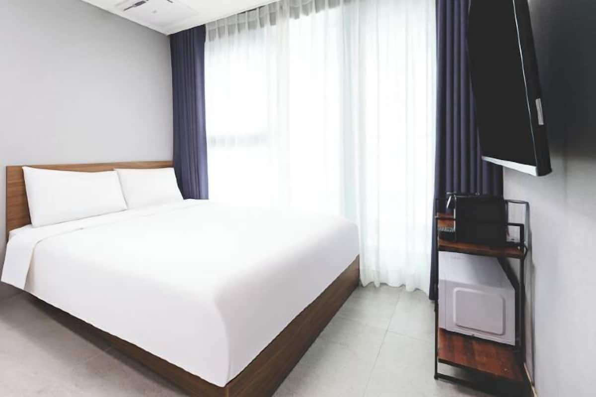 1 sovrum, Select Comfort-madrasser och individuell inredning
