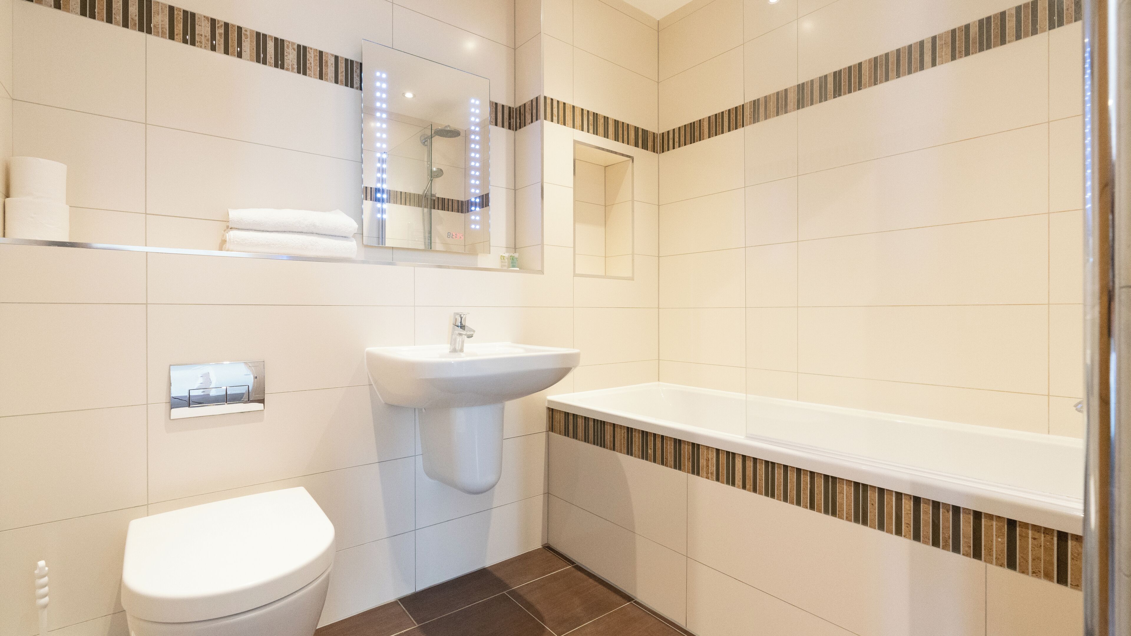 Family Studio, Garden View | Bathroom | Hair dryer, slippers, towels, soap