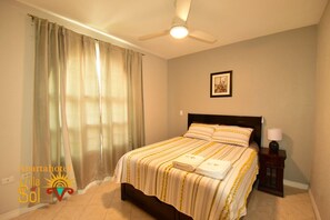 3 bedrooms, iron/ironing board, WiFi, bed sheets