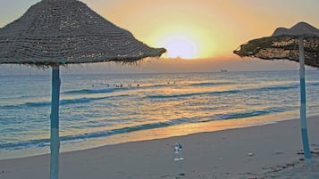 On the beach