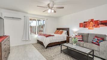 1 Schlafzimmer, BĂŒgeleisen/BĂŒgelbrett, kostenloses WLAN, BettwĂ€sche