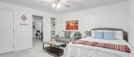 1 Schlafzimmer, Bügeleisen/Bügelbrett, kostenloses WLAN, Bettwäsche