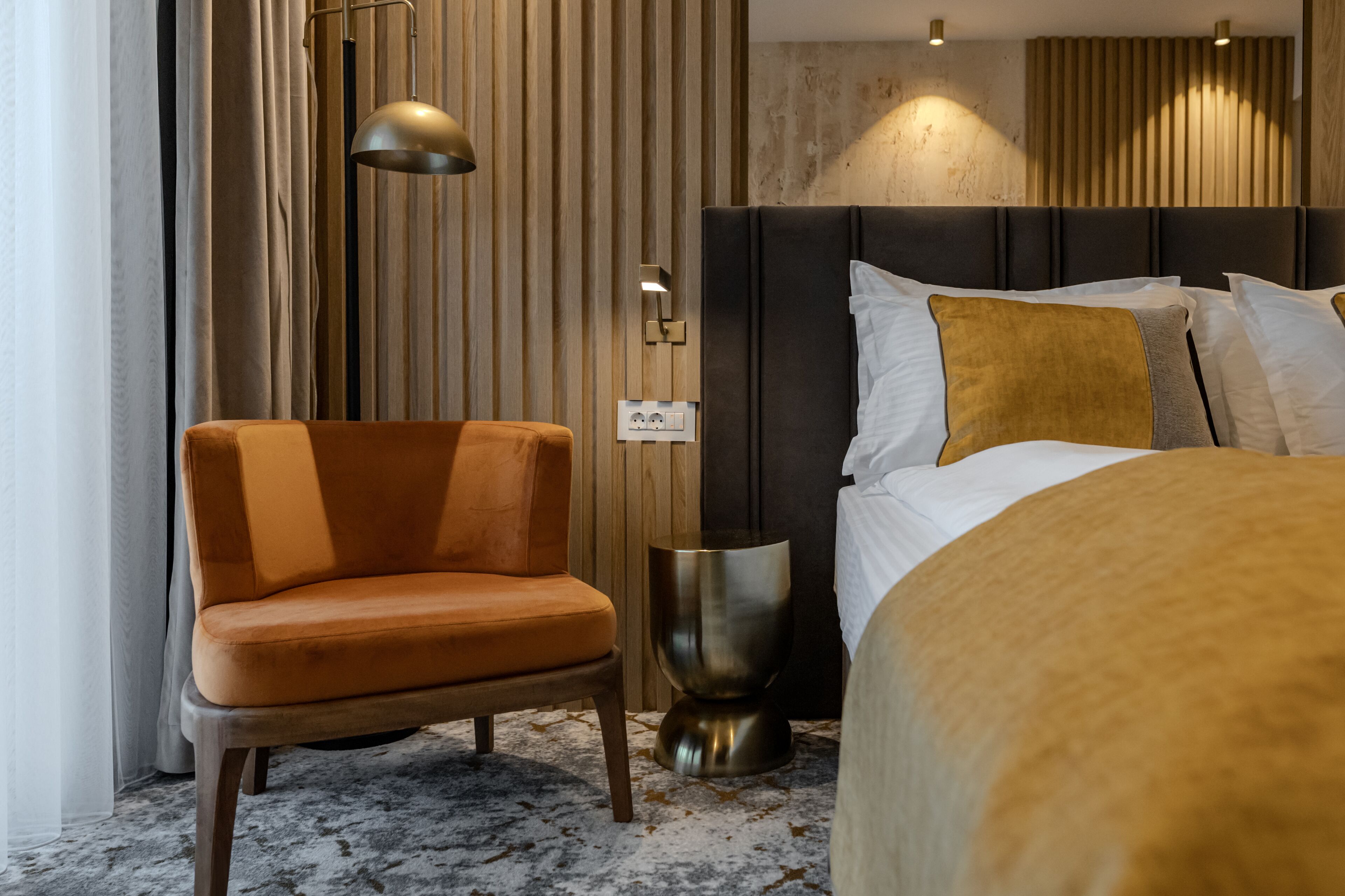 Chambre Double Deluxe | Minibar, coffres-forts dans les chambres, décoration personnalisée