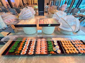 Gratis morgenmadsbuffet hver dag