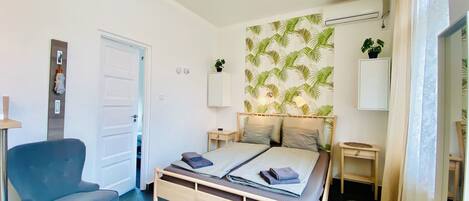 1 Schlafzimmer, kostenloses WLAN, Bettwäsche