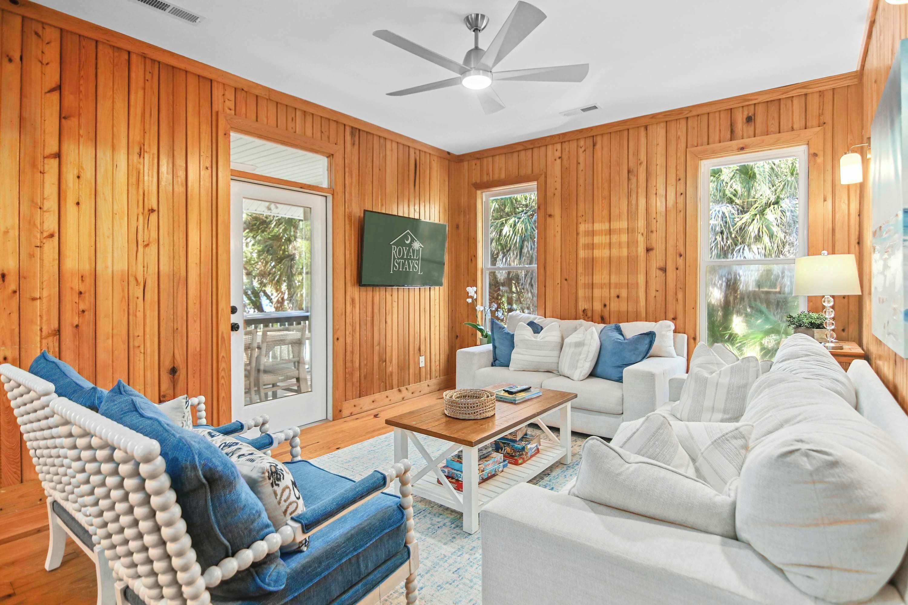 Fernseher, Stereoanlage, Arbeitsbereiche