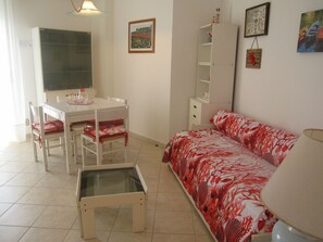 Apartment, 1 Bedroom, Balcony, Ocean View | Living room - Adorable Seaview Flat at Grado Pineta (Grado)