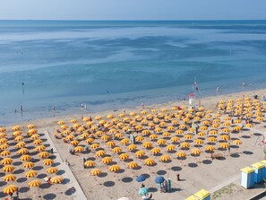 Apartamento, 1 habitación, balcón, vistas al mar | Playa