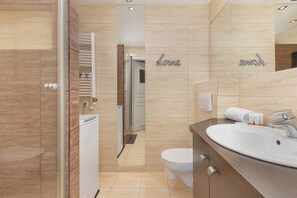 Apartment, 1 Bedroom, Balcony | Bathroom | Shower, towels - Apartment Near the Forest by Renters (Gdynia)