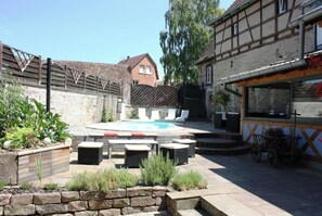 Outdoor pool - Gewurztraminer, Gites des Dix Vins (Dangolsheim)