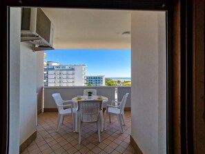 Appartement, 2 slaapkamers, balkon, uitzicht op oceaan | Balkon