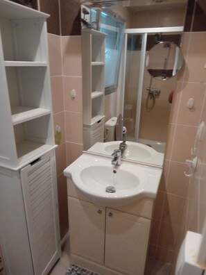 Shower, hair dryer, toilet paper - T1. 2/4 P. Fréjus (Fréjus)