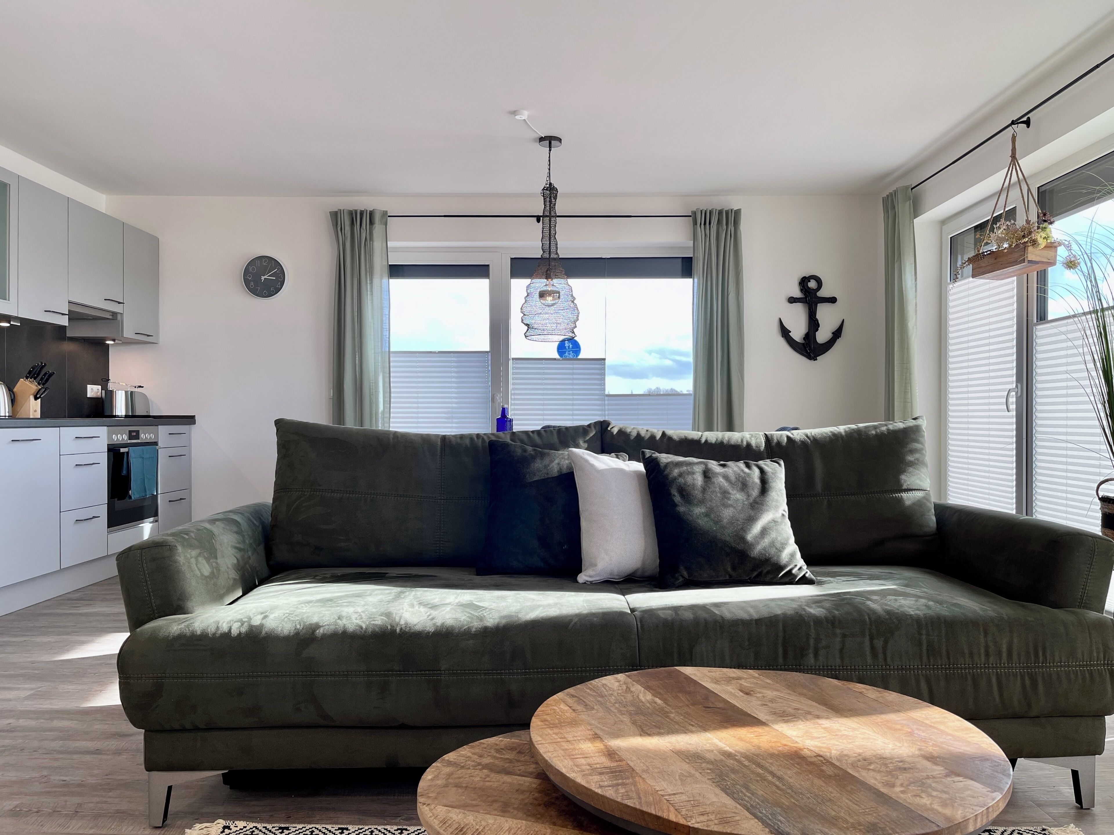 Condo | Living area | Flat-screen TV, heated floors