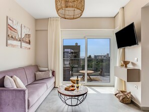 Apartment, 1 Schlafzimmer, Balkon, Stadtblick | Innenbereich