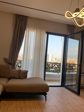 Apartment, 2 Bedrooms, Balcony | Living area
